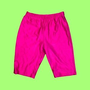 RAVER Hot pink biker shorts